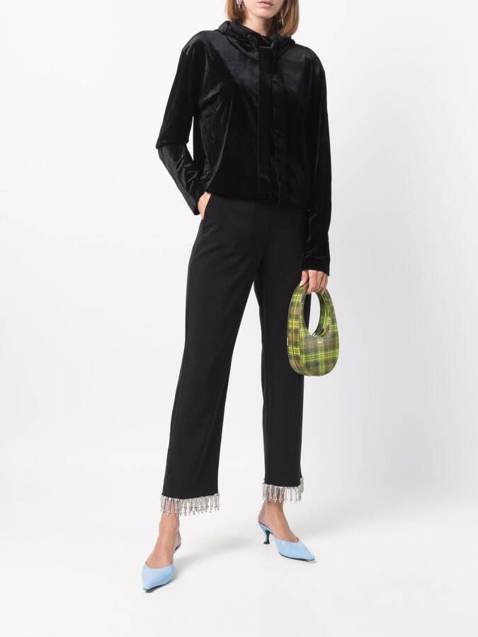 Norma Kamali Hoodie met lange mouwen Zwart