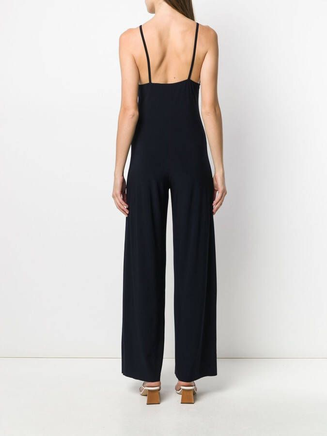 Norma Kamali Jumpsuit met wijde pijpen Zwart