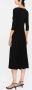 Norma Kamali Midi-jurk met U-hals Zwart - Thumbnail 4