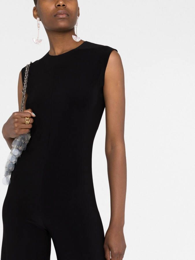 Norma Kamali Mouwloze jumpsuit Zwart
