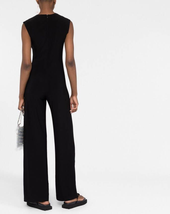 Norma Kamali Mouwloze jumpsuit Zwart