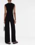 Norma Kamali Mouwloze jumpsuit Zwart - Thumbnail 4