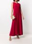 Norma Kamali Mouwloze maxi-jurk Rood - Thumbnail 1