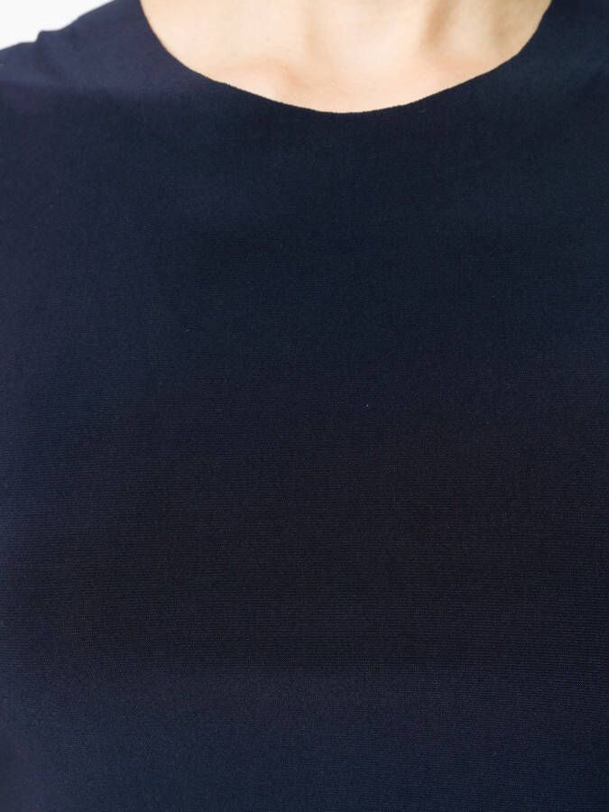Norma Kamali Mouwloze top Blauw