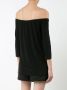 Norma Kamali Off-shoulder blouse Zwart - Thumbnail 4