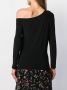 Norma Kamali Off-shoulder top Zwart - Thumbnail 4