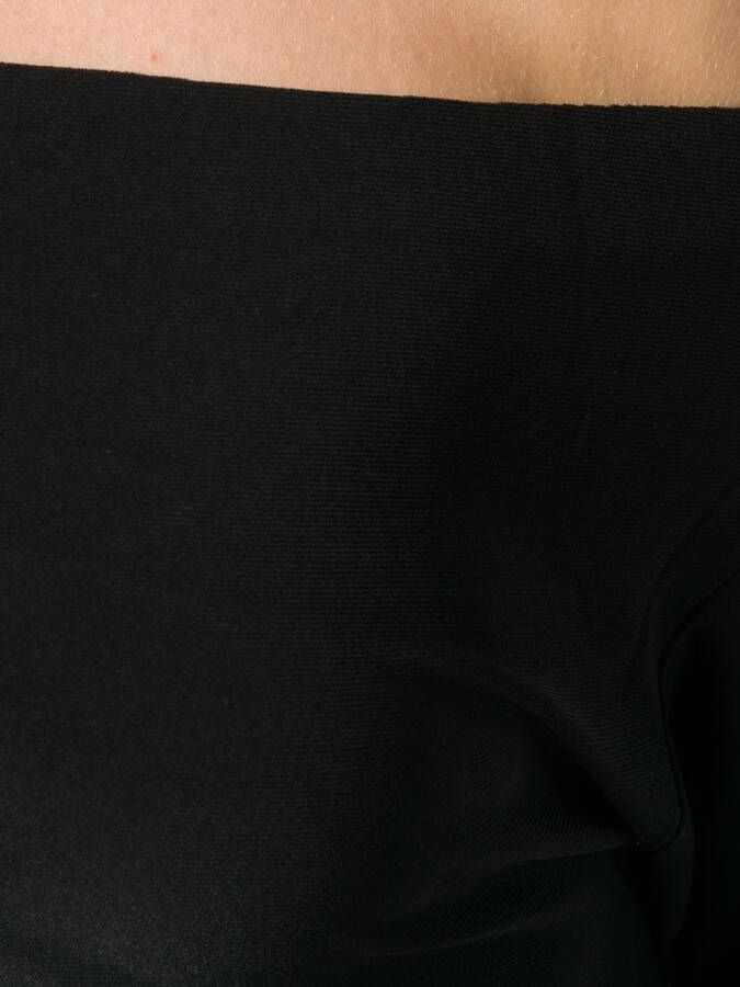 Norma Kamali Off-shoulder top Zwart