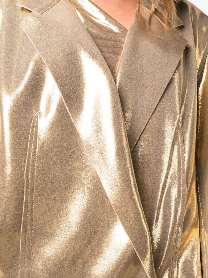 Norma Kamali Oversized blazer Goud