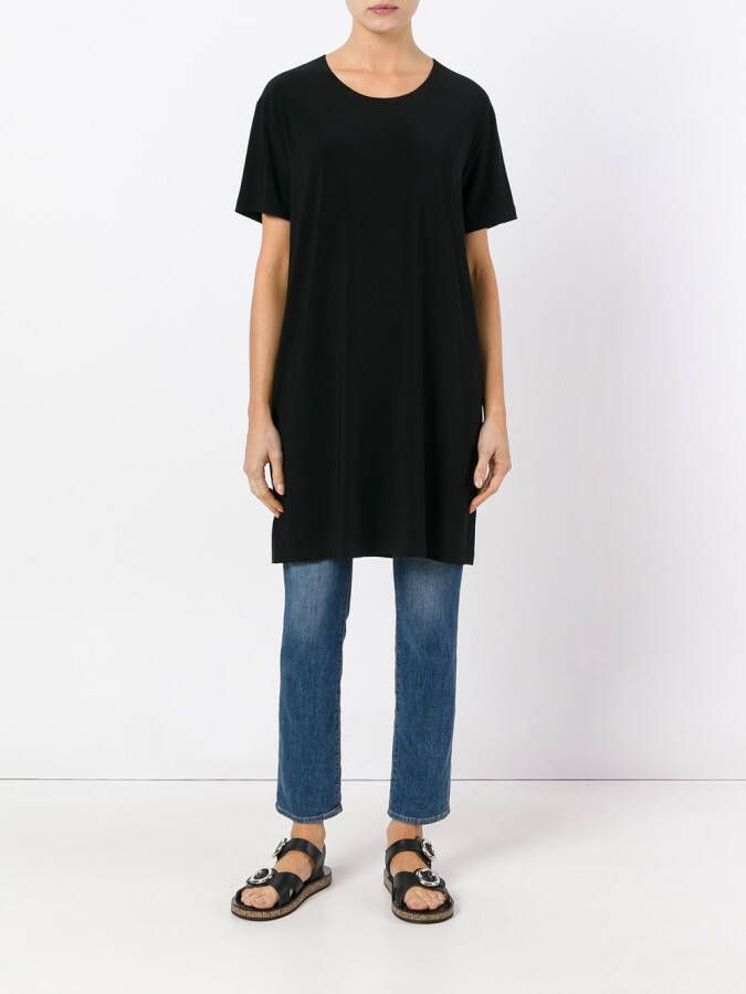 Norma Kamali Oversized T-shirt Zwart