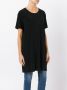 Norma Kamali Oversized T-shirt Zwart - Thumbnail 3