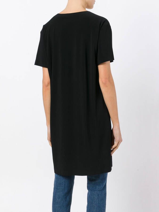 Norma Kamali Oversized T-shirt Zwart