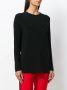 Norma Kamali round neck sweater Zwart - Thumbnail 3