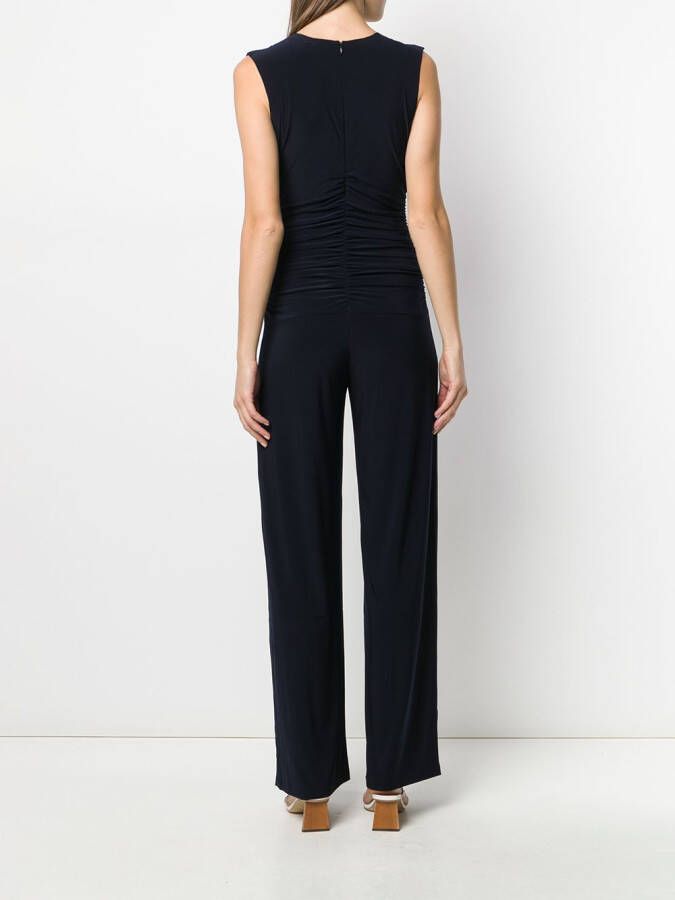 Norma Kamali Straight jumpsuit Blauw