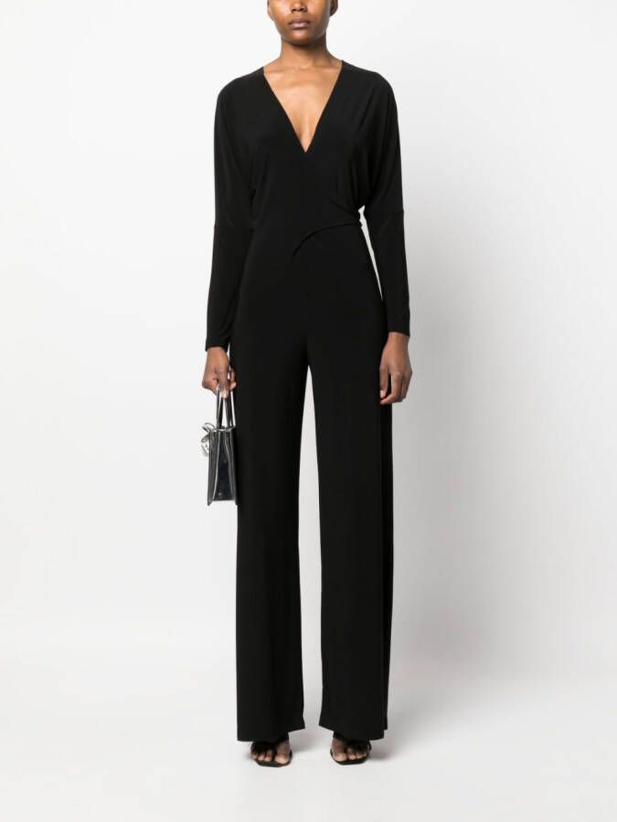 Norma Kamali Skinny jumpsuit Zwart