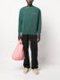 Norse Projects Sweater met geborduurd logo Groen - Thumbnail 2