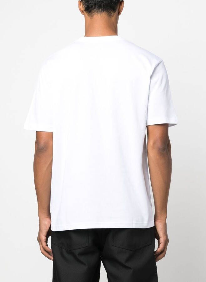 Norse Projects T-shirt met logoprint Wit