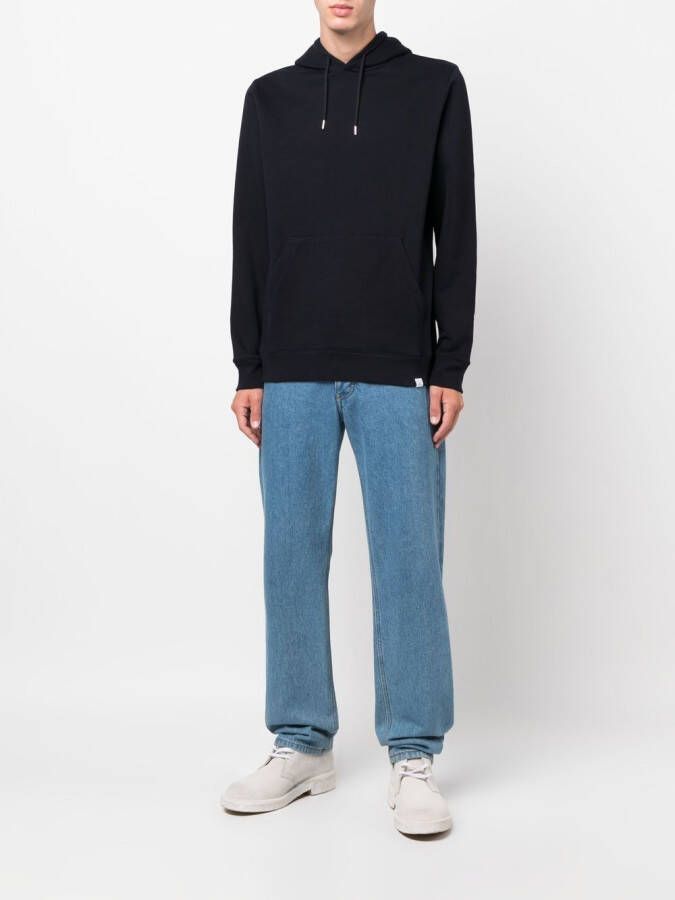 Norse Projects Katoenen hoodie Blauw