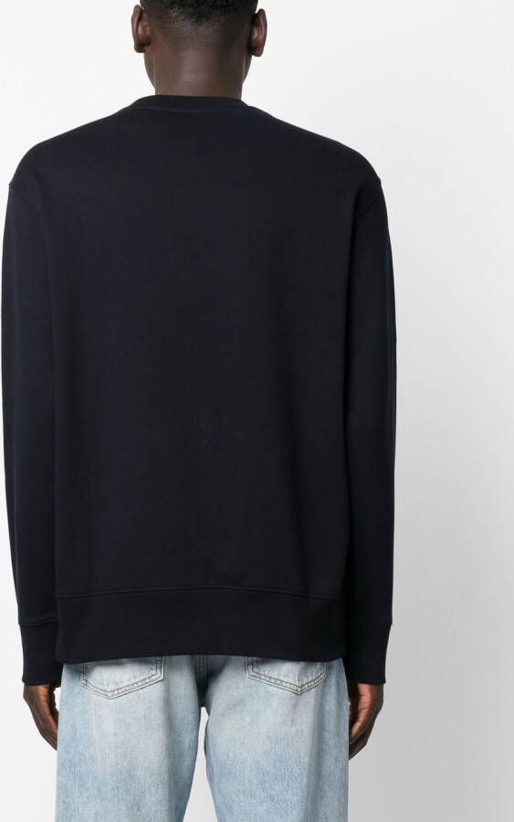 Norse Projects Sweater met logoprint Blauw