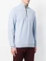 N.Peal Carnaby trui met halve rits Blauw - Thumbnail 3