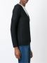 N.Peal cashmere superfine v-neck cardigan Zwart - Thumbnail 3