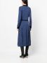 N.Peal Jurk met geometrische print Blauw - Thumbnail 4