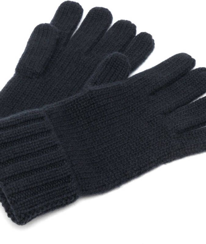 N.Peal Kasjmier handschoenen Blauw