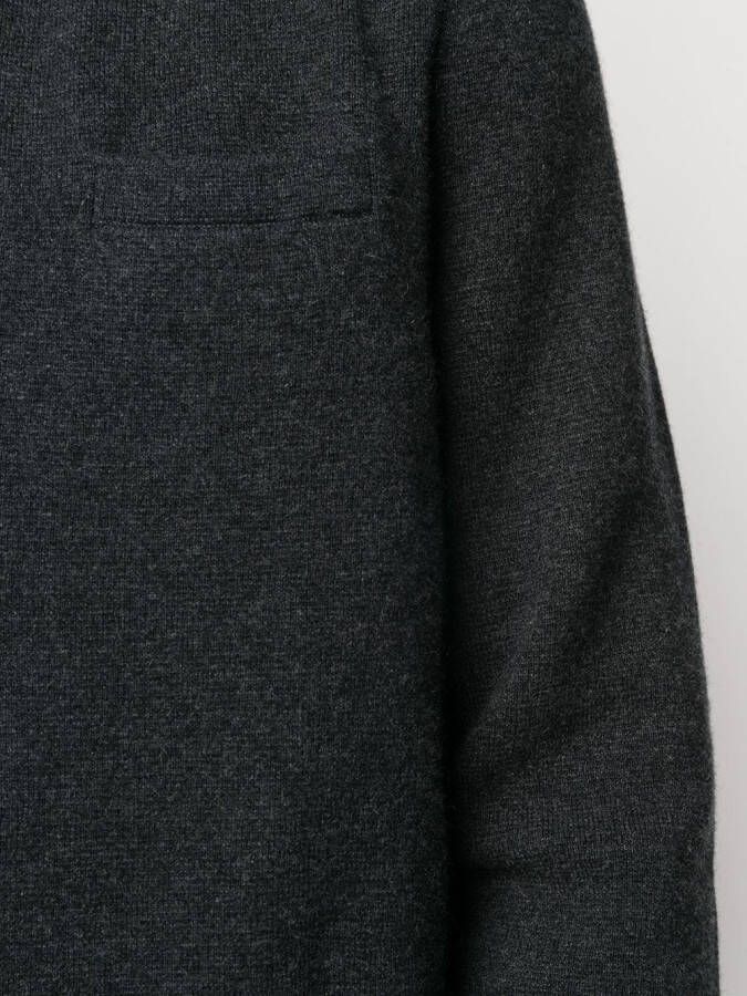 N.Peal Kasjmier shirtjack Grijs