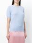 N.Peal cashmere round neck T-shirt Blauw - Thumbnail 3