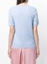 N.Peal cashmere round neck T-shirt Blauw - Thumbnail 4