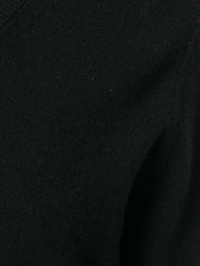 N.Peal cashmere V-neck jumper Zwart