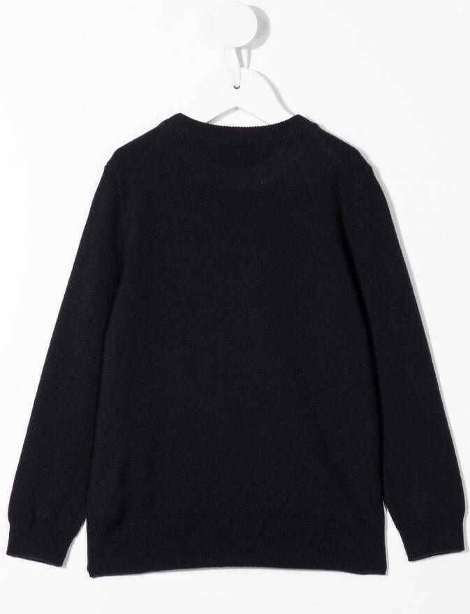 N.PEAL KIDS Kasjmier sweater Zwart