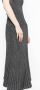 N.Peal Midi-jurk met lurex detail Zwart - Thumbnail 5
