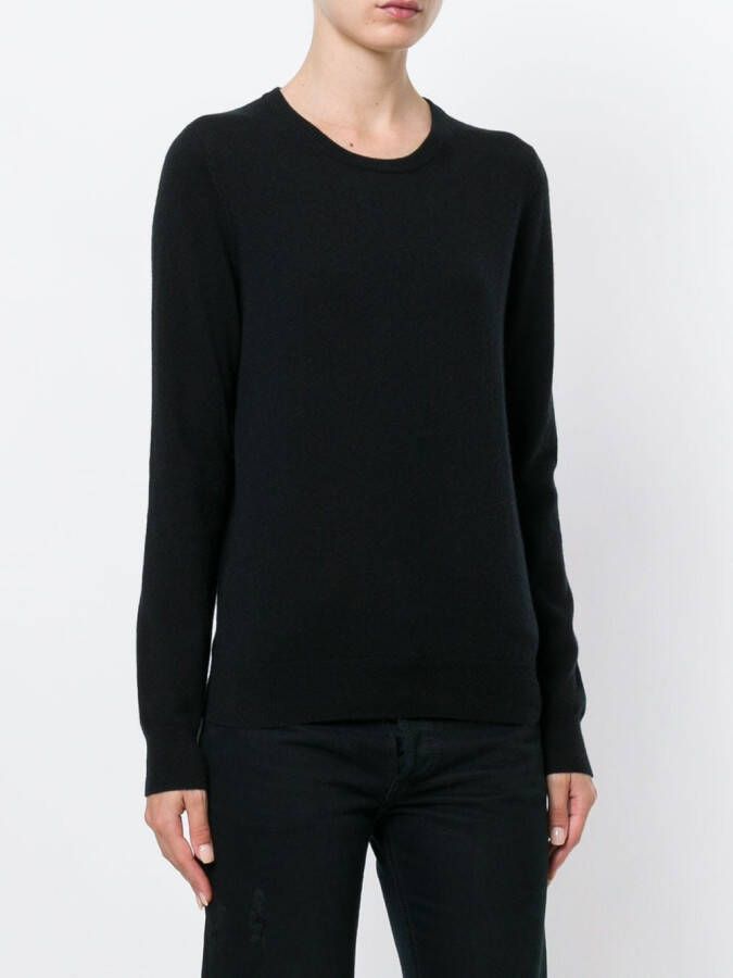 N.Peal mock neck sweater Zwart