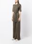 N.Peal Jumpsuit met knopen Groen - Thumbnail 3