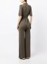 N.Peal Jumpsuit met knopen Groen - Thumbnail 4