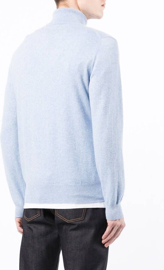 N.Peal Sweater met col Blauw