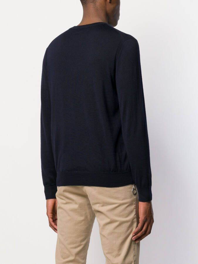 N.Peal Trui met ronde hals Blauw
