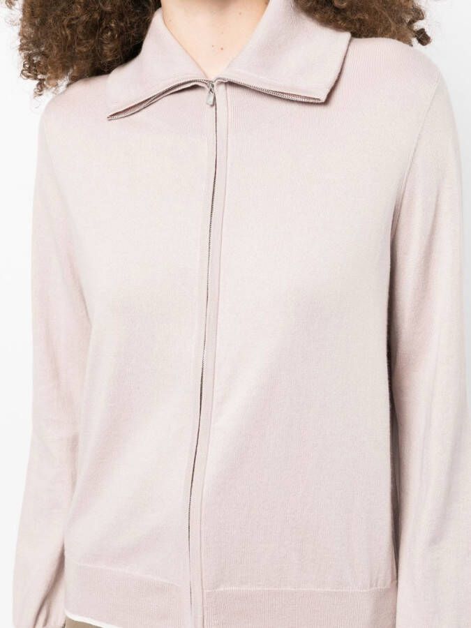 N.Peal Vest met rits Grijs