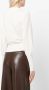 N.Peal Vest met ruche afwerking Wit - Thumbnail 4