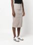 Nude High waist rok Grijs - Thumbnail 3