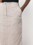 Nude High waist rok Grijs - Thumbnail 5