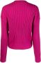 Nude Top met V-hals Roze - Thumbnail 2