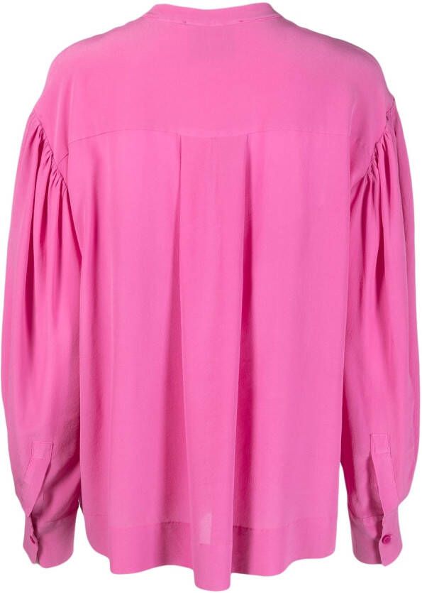 Nude Zijden blouse Roze