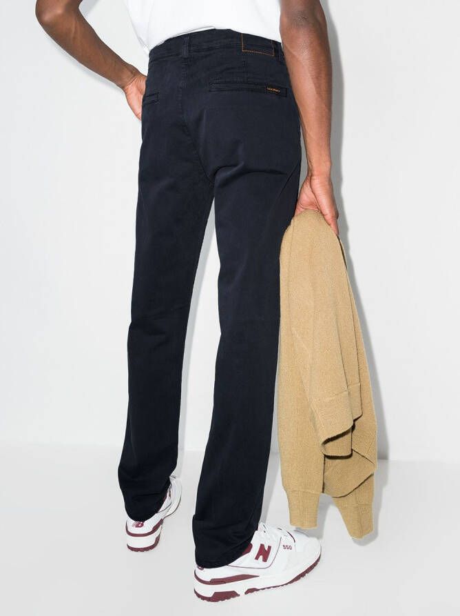 Nudie Jeans Chino Blauw