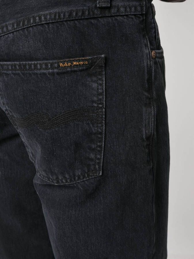 Nudie Jeans Straight jeans Zwart