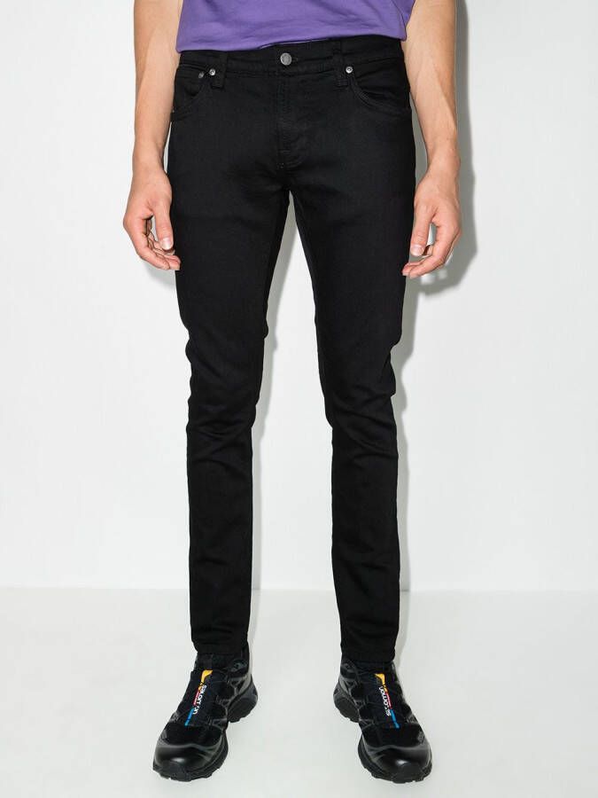 Nudie Jeans Skinny jeans Zwart