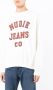 Nudie Jeans Sweater met logoprint Wit - Thumbnail 2