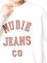 Nudie Jeans Sweater met logoprint Wit - Thumbnail 4