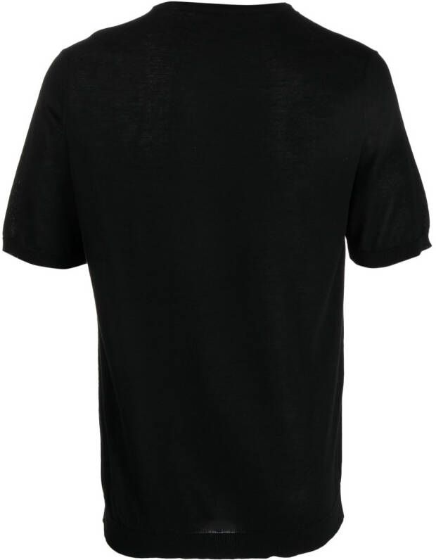 Nuur T-shirt met ronde hals Zwart