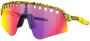 Oakley 2023 Tour De France™ Sutro Lite Sweep zonnebril met oversized montuur Geel - Thumbnail 2